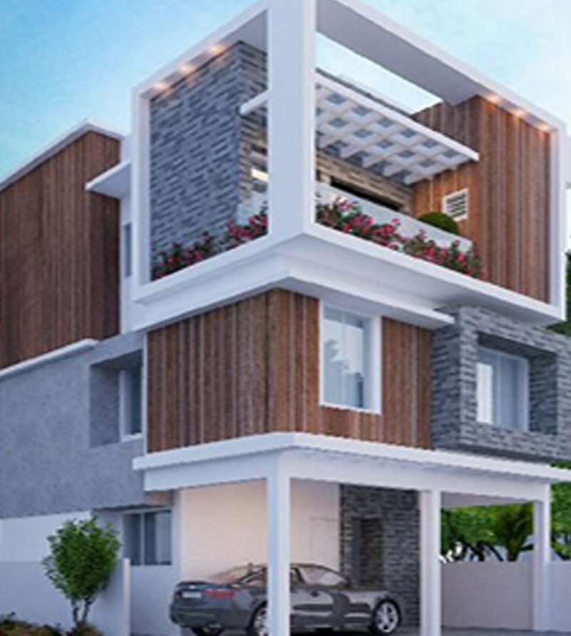 Modern villa design by RP Construction
